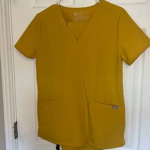 Mustard yellow figs scrub set